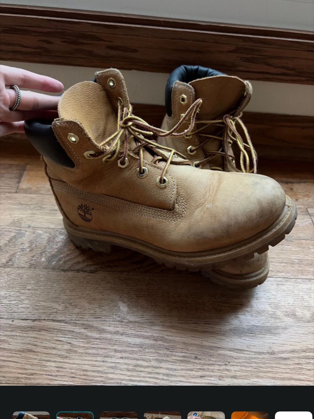 Timberland Wheat/Tan Lace-Up Men's Work Boots